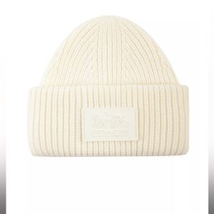 Coach Women's Ivory Knit Hat